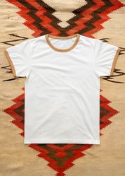 wythe white Tubular Ringer T-Shirt in Apricot