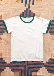 wythe white Tubular Ringer T-Shirt in Evergreen