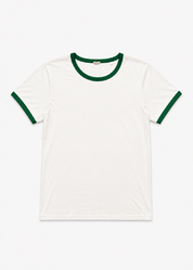 wythe white Tubular Ringer T-Shirt in Evergreen