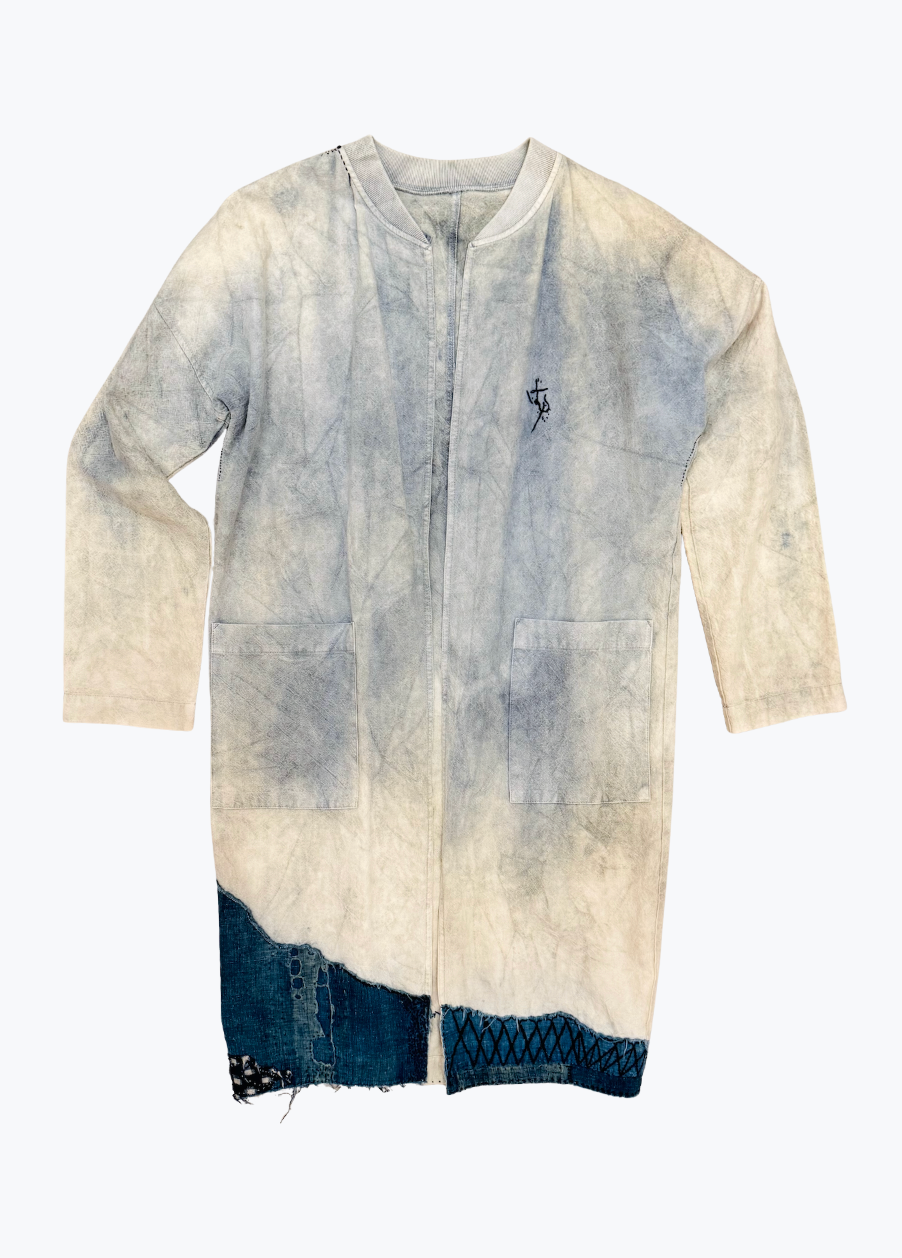 xelkom unisex One-of-a-Kind Blue Trench