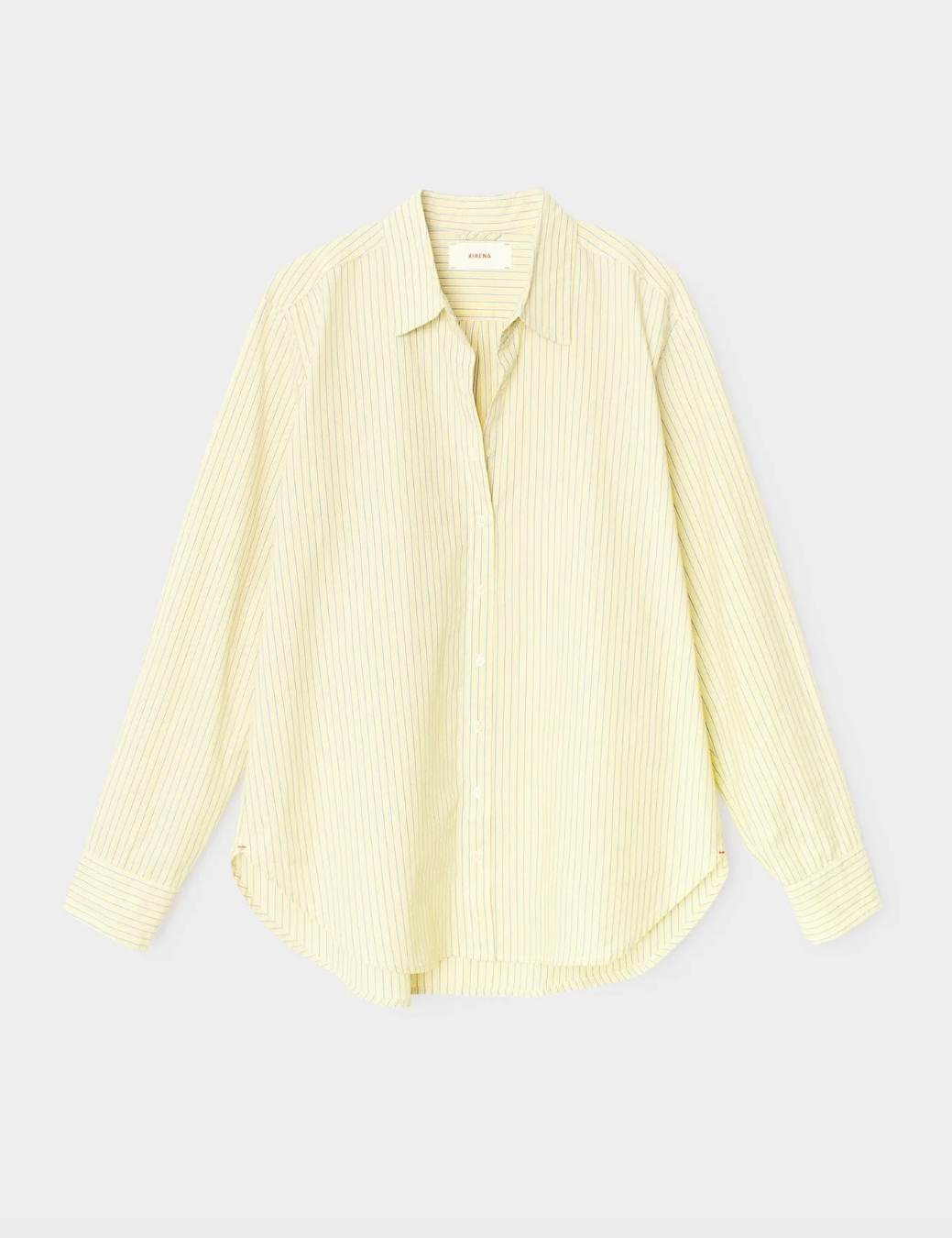 xirena womens cotton Beau Shirt in Citrine Stripe