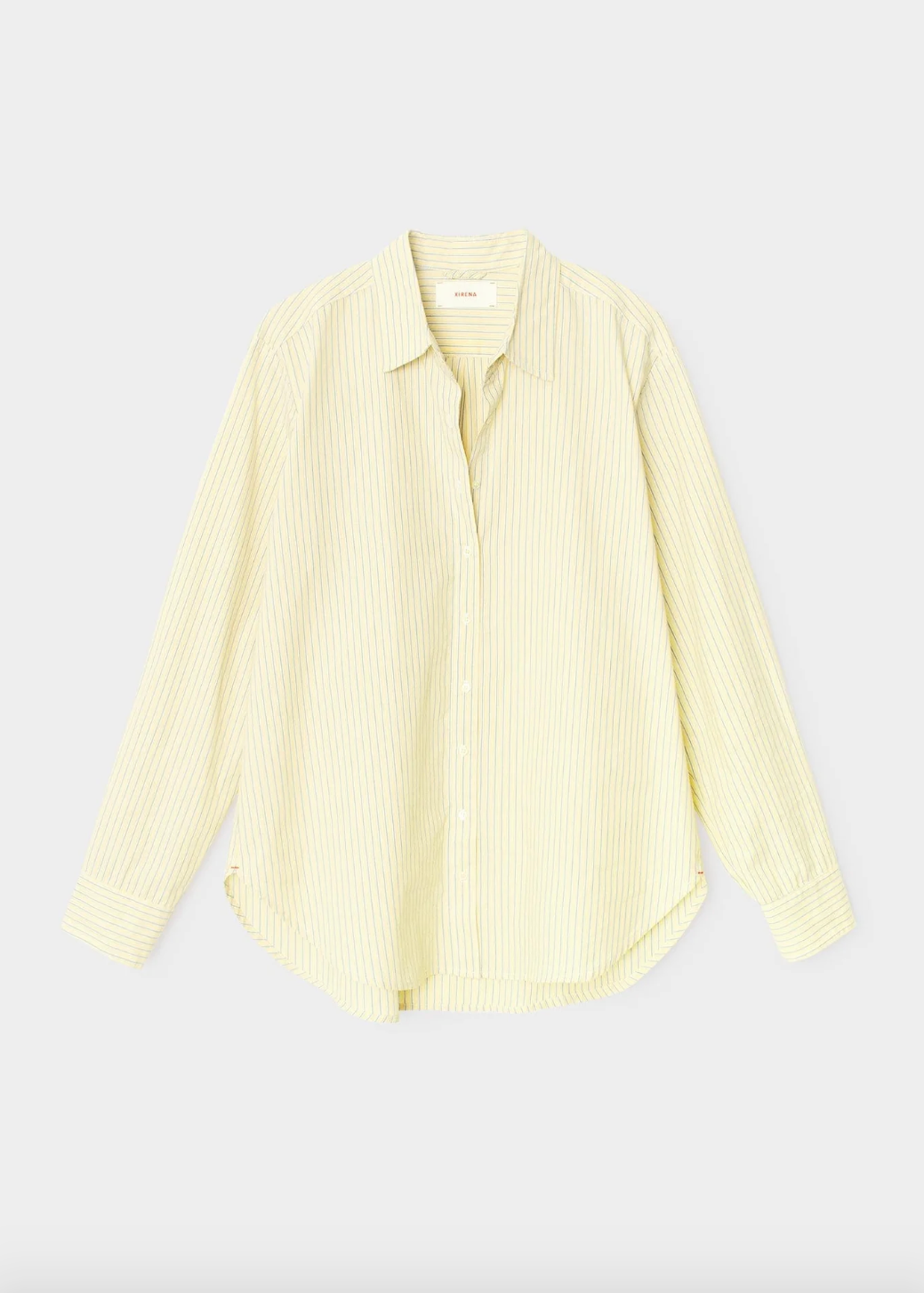 xirena womens cotton Beau Shirt in Citrine Stripe
